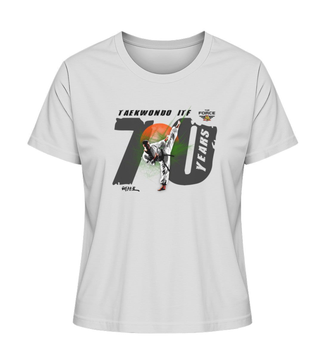 70 TKD - Ladies Premium Organic Shirt - THE FORCE SPORT