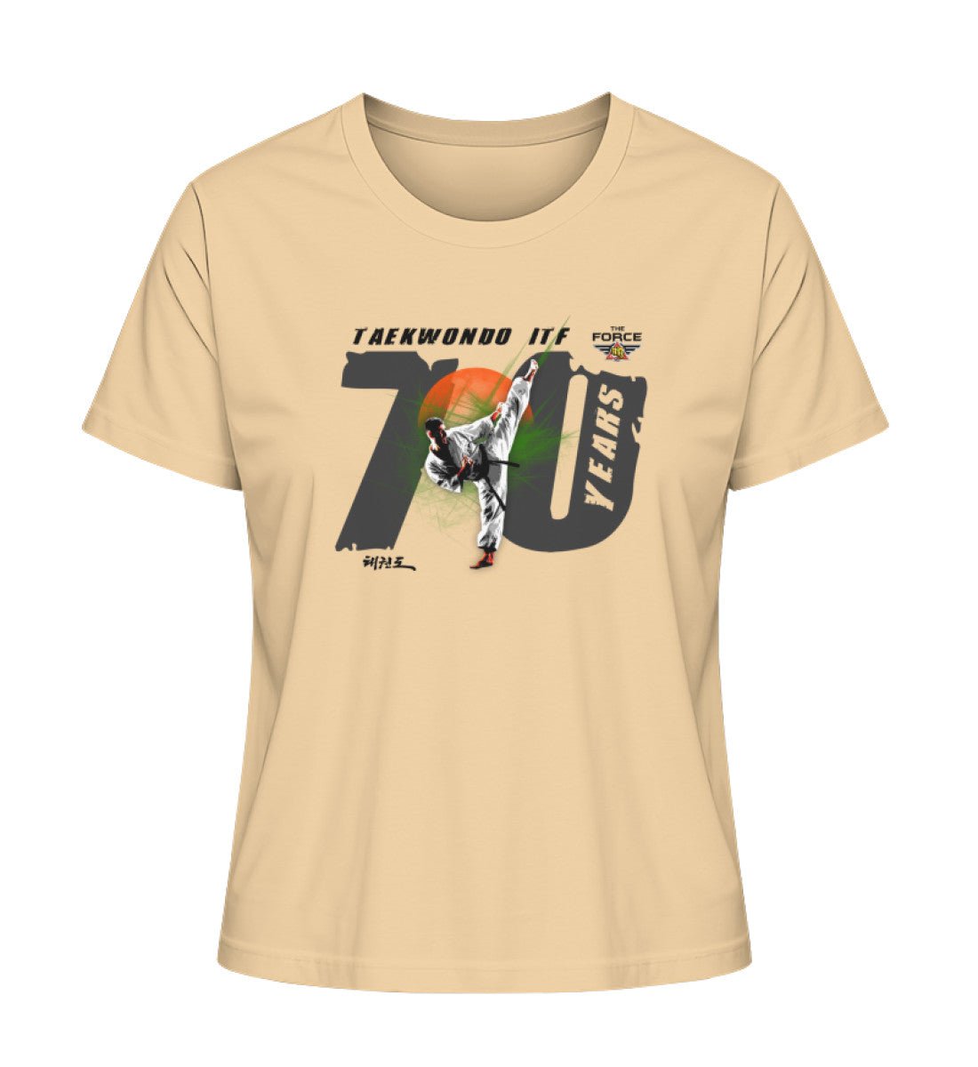 70 TKD - Ladies Premium Organic Shirt - THE FORCE SPORT