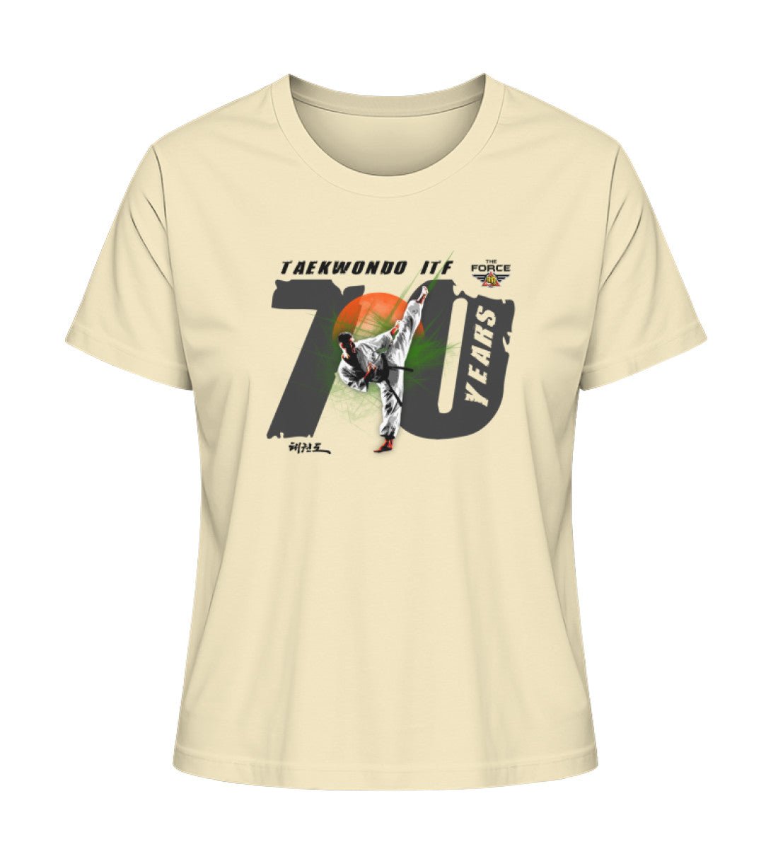 70 TKD - Ladies Premium Organic Shirt - THE FORCE SPORT