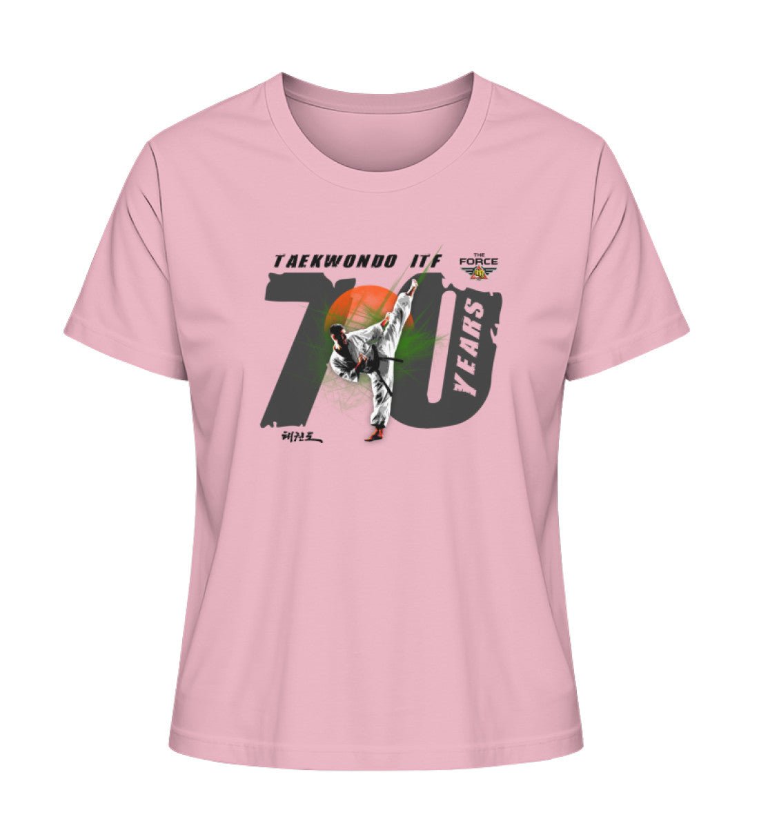 70 TKD - Ladies Premium Organic Shirt - THE FORCE SPORT