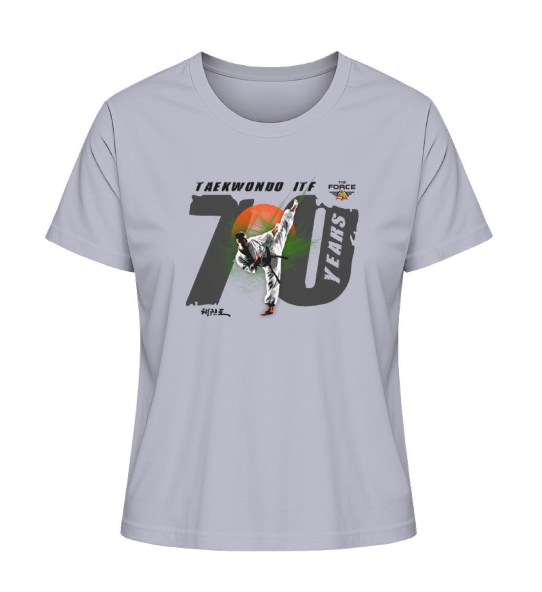 70 TKD - Ladies Premium Organic Shirt - THE FORCE SPORT
