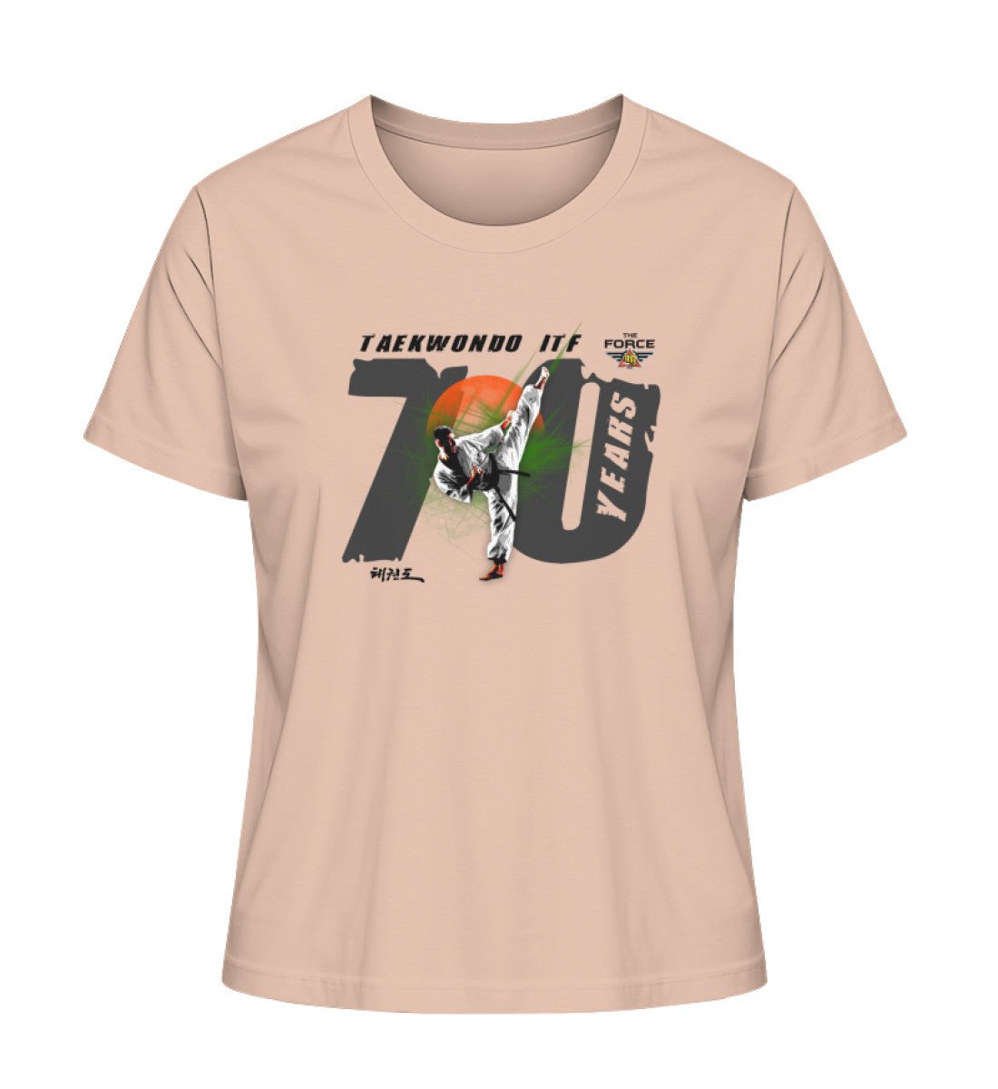 70 TKD - Ladies Premium Organic Shirt - THE FORCE SPORT