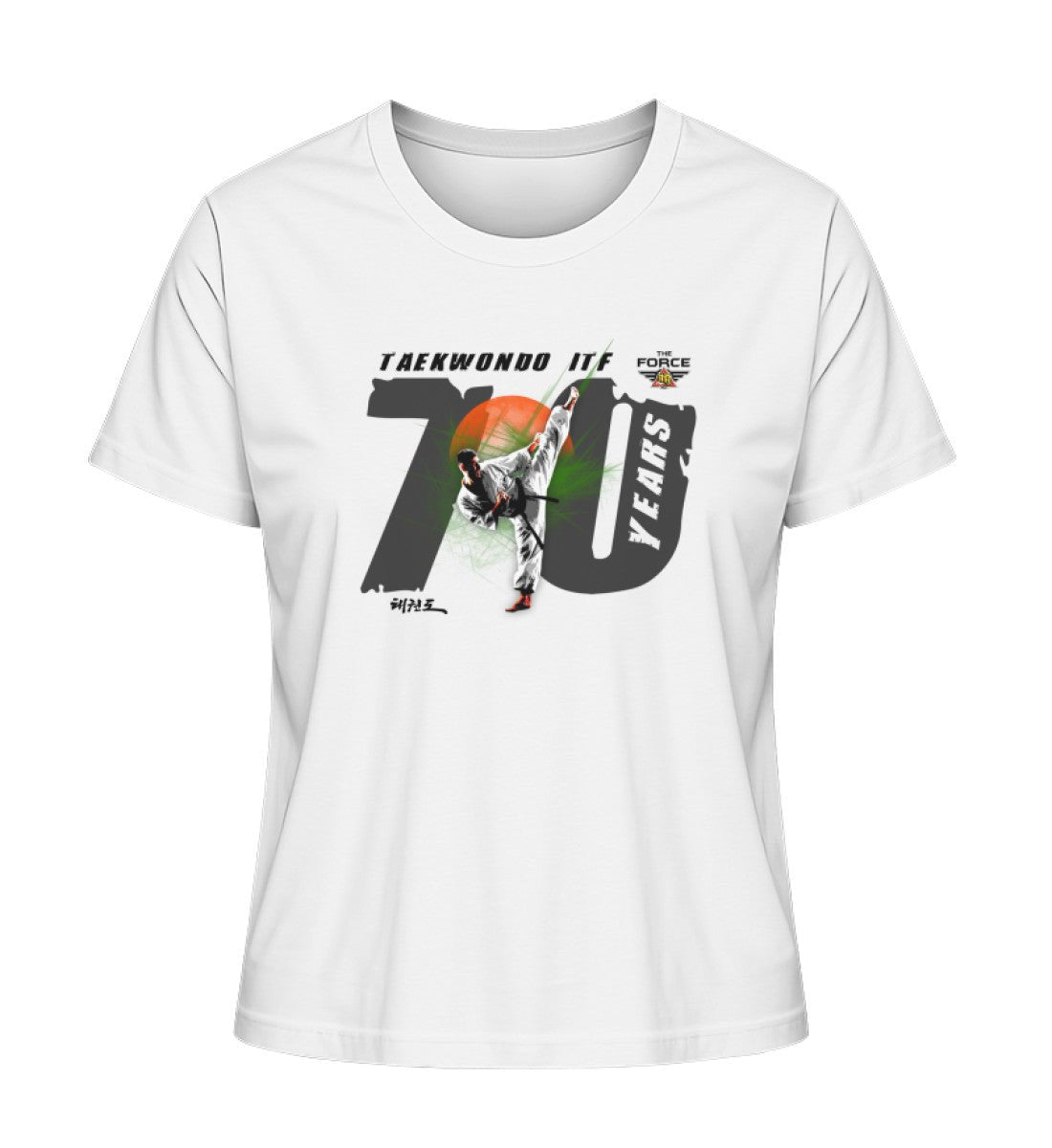 70 TKD - Ladies Premium Organic Shirt - THE FORCE SPORT
