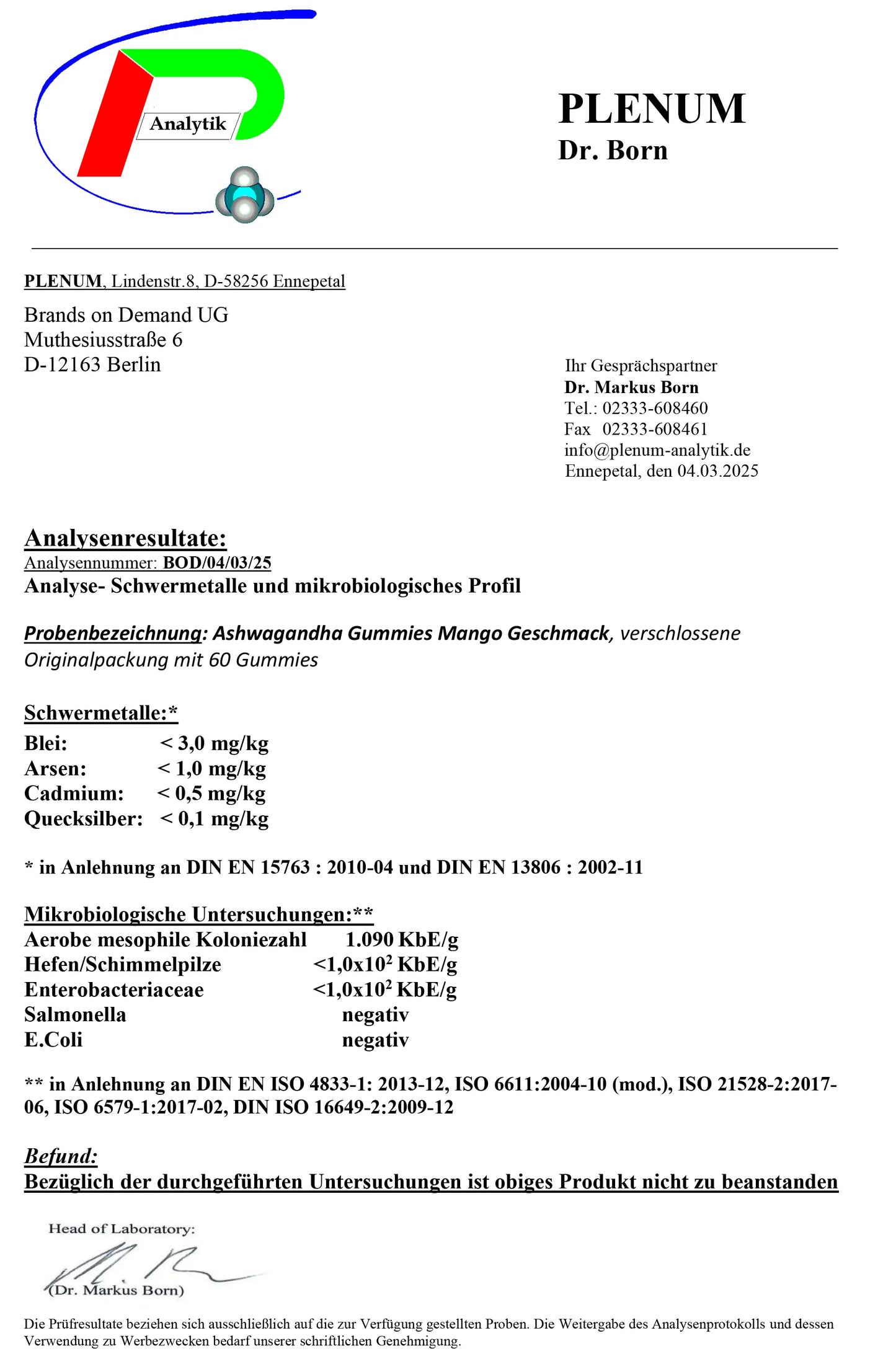 Ashwagandha + Vitamin B6 Gummies - 60 Stk.