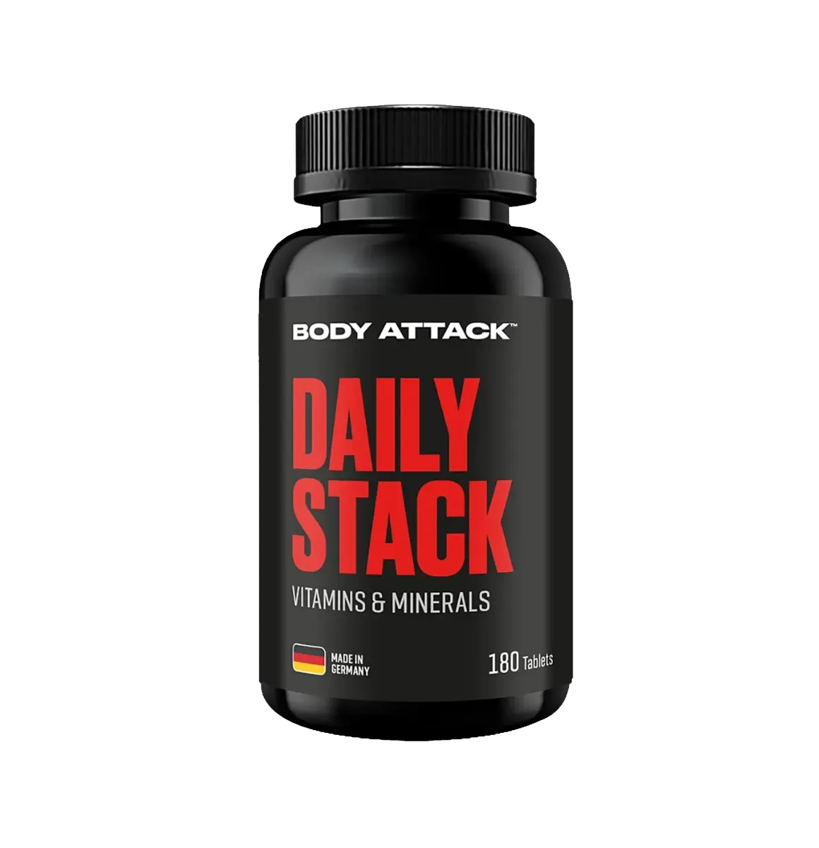 Body Attack Daily Stack 180 Tabletten Vitamine und Mineralstoffe Nahrungsergänzung