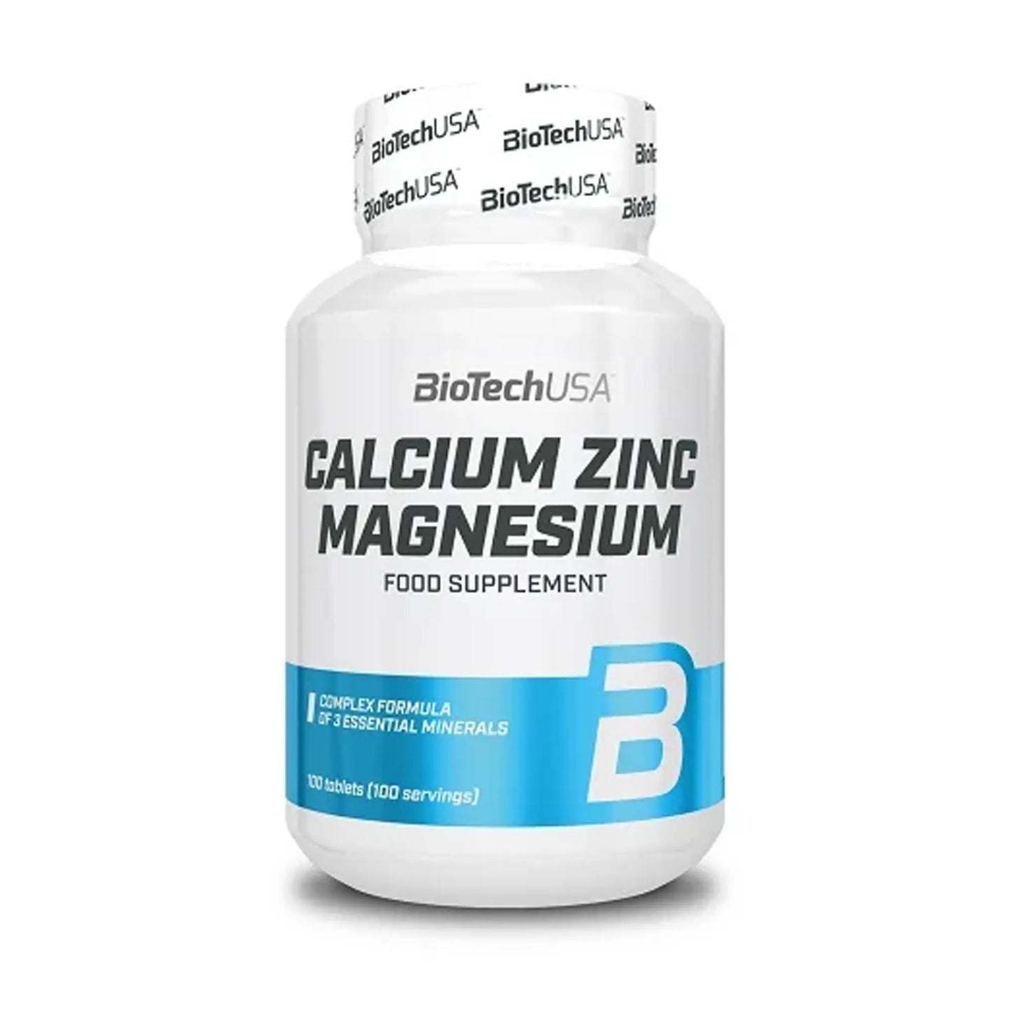 BioTech Calcium Zinc Magnesium 100 Tabletten Nahrungsergänzung