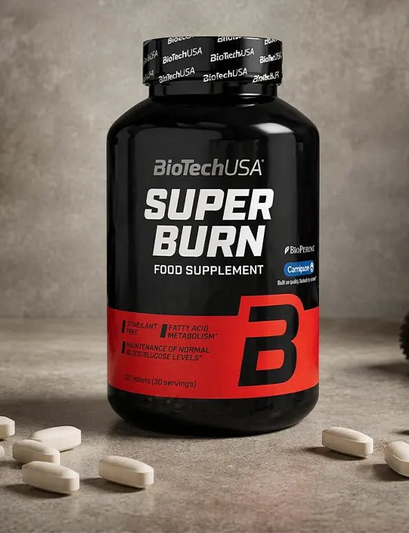 BioTechUSA® Super Burn 120 Tablets – Daily Supplement for Active Individuals