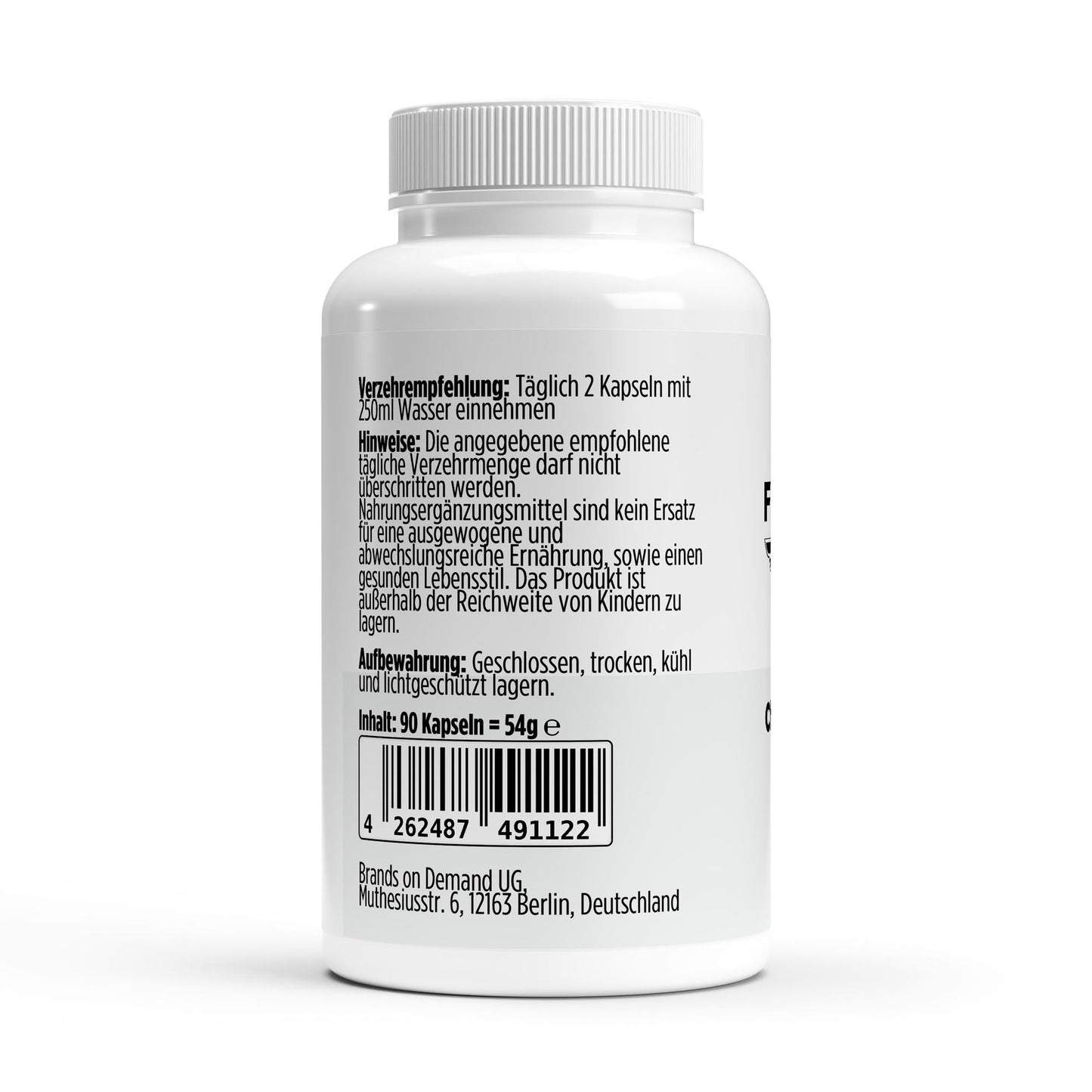 Chondroitin 500 mg – 90 Kapseln | The Force Nutrition Nahrungsergänzungsmittel