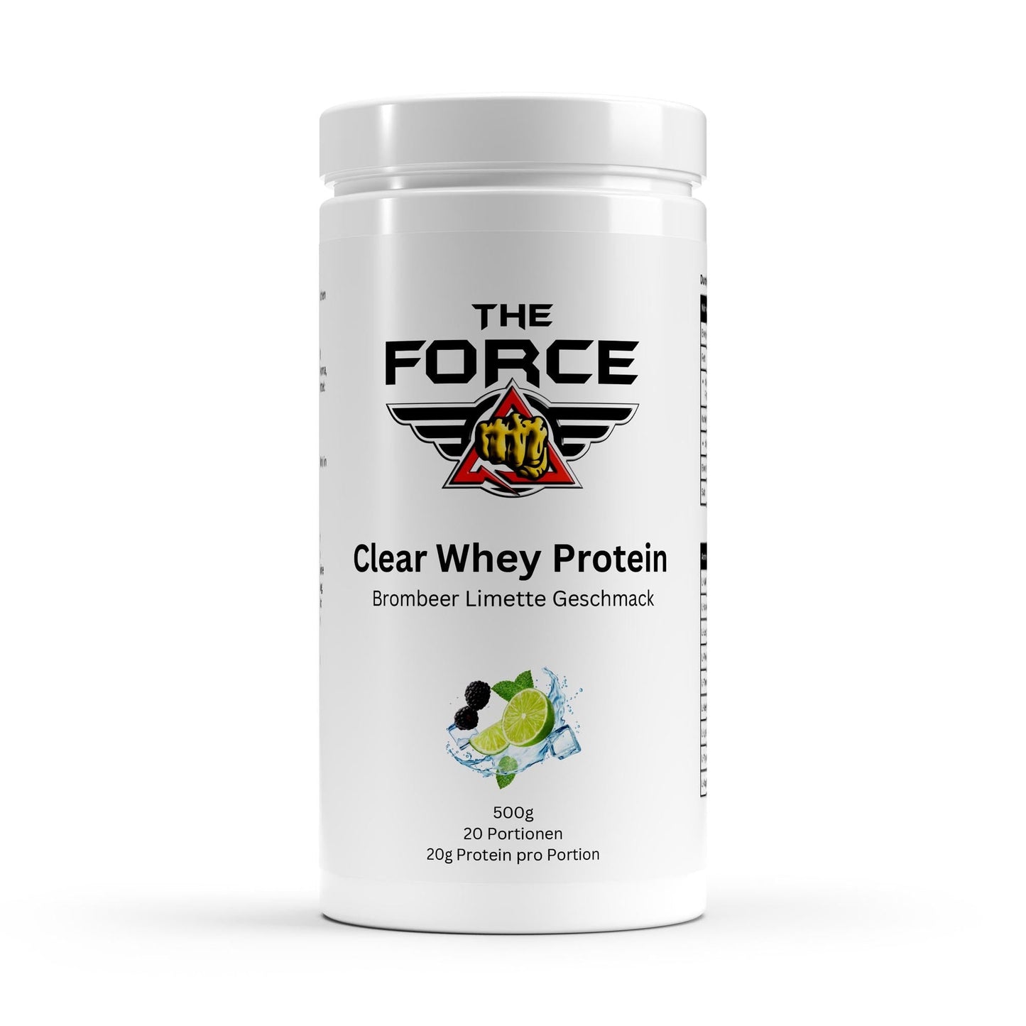 Clear Whey Protein Blackberry - Lime - 500g - THE FORCE SPORT