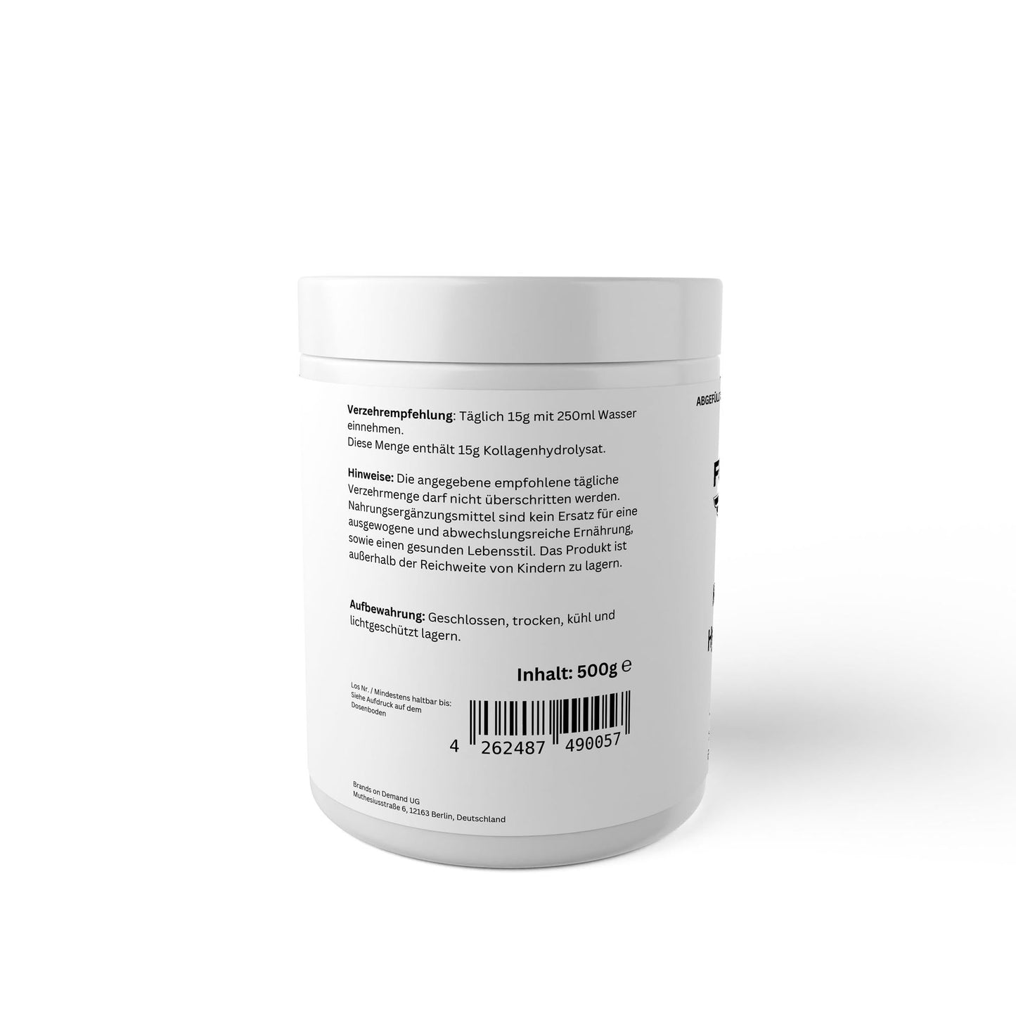 Collagen Powder - 500g - THE FORCE SPORT