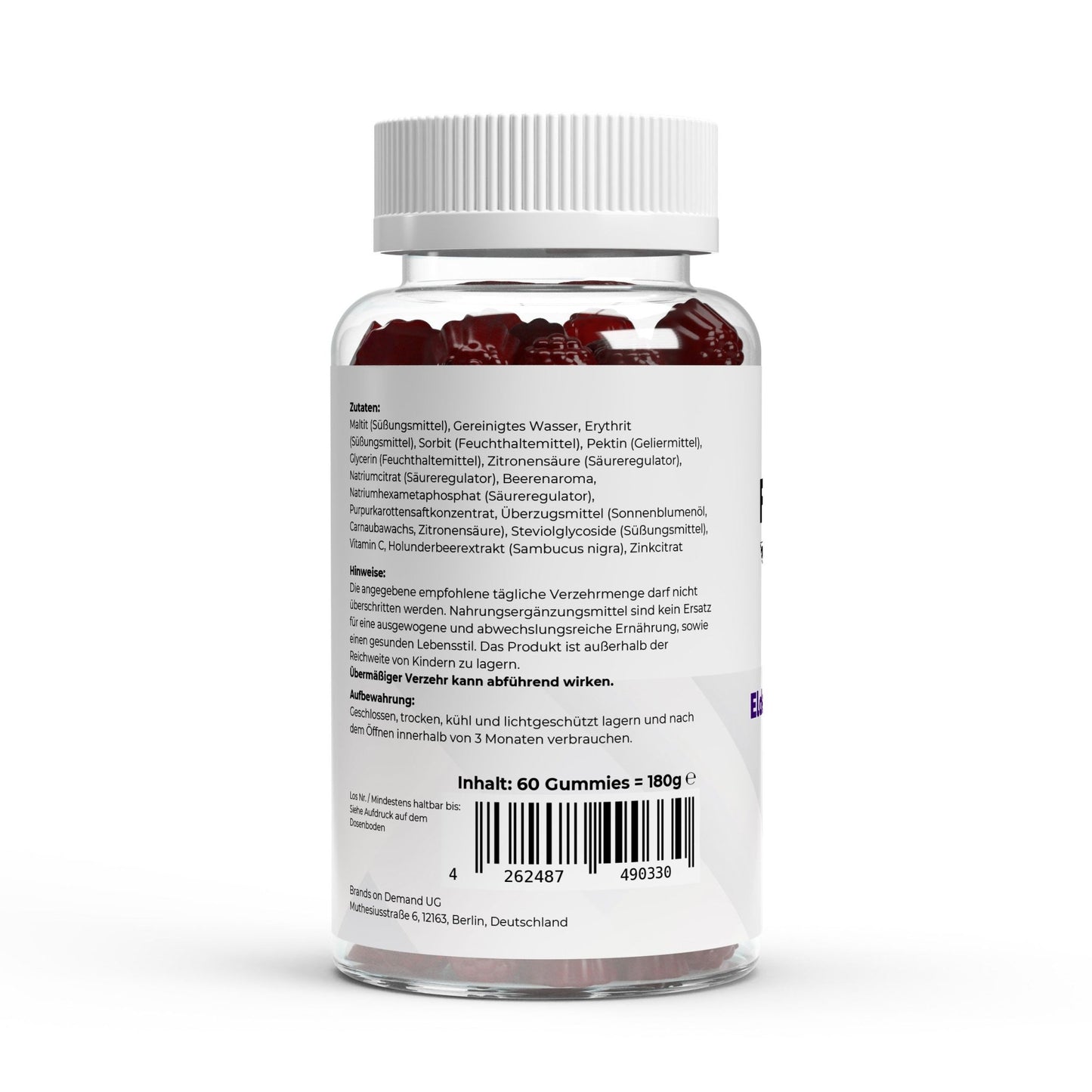 Elderberry + Vitamin C + Zink Gummies - THE FORCE SPORT