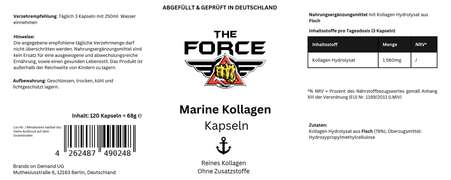 Fish collagen - THE FORCE SPORT