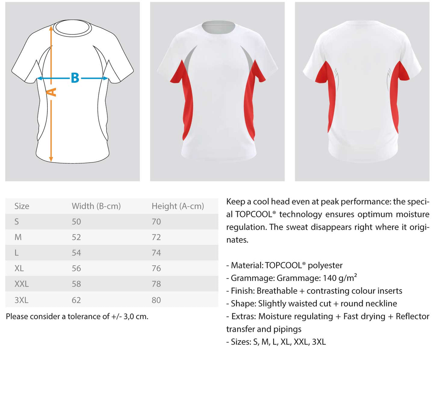 Force - Running Shirt for Men - THE FORCE SPORT