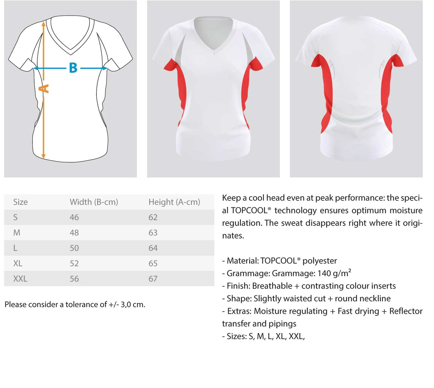 Force - Running Shirt for Women - THE FORCE SPORT
