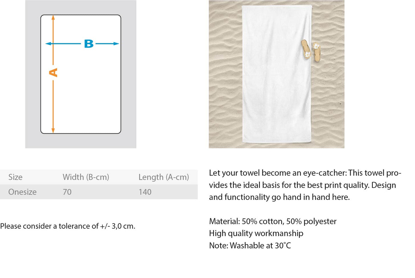 Force Sport - High quality beach towel - THE FORCE SPORT
