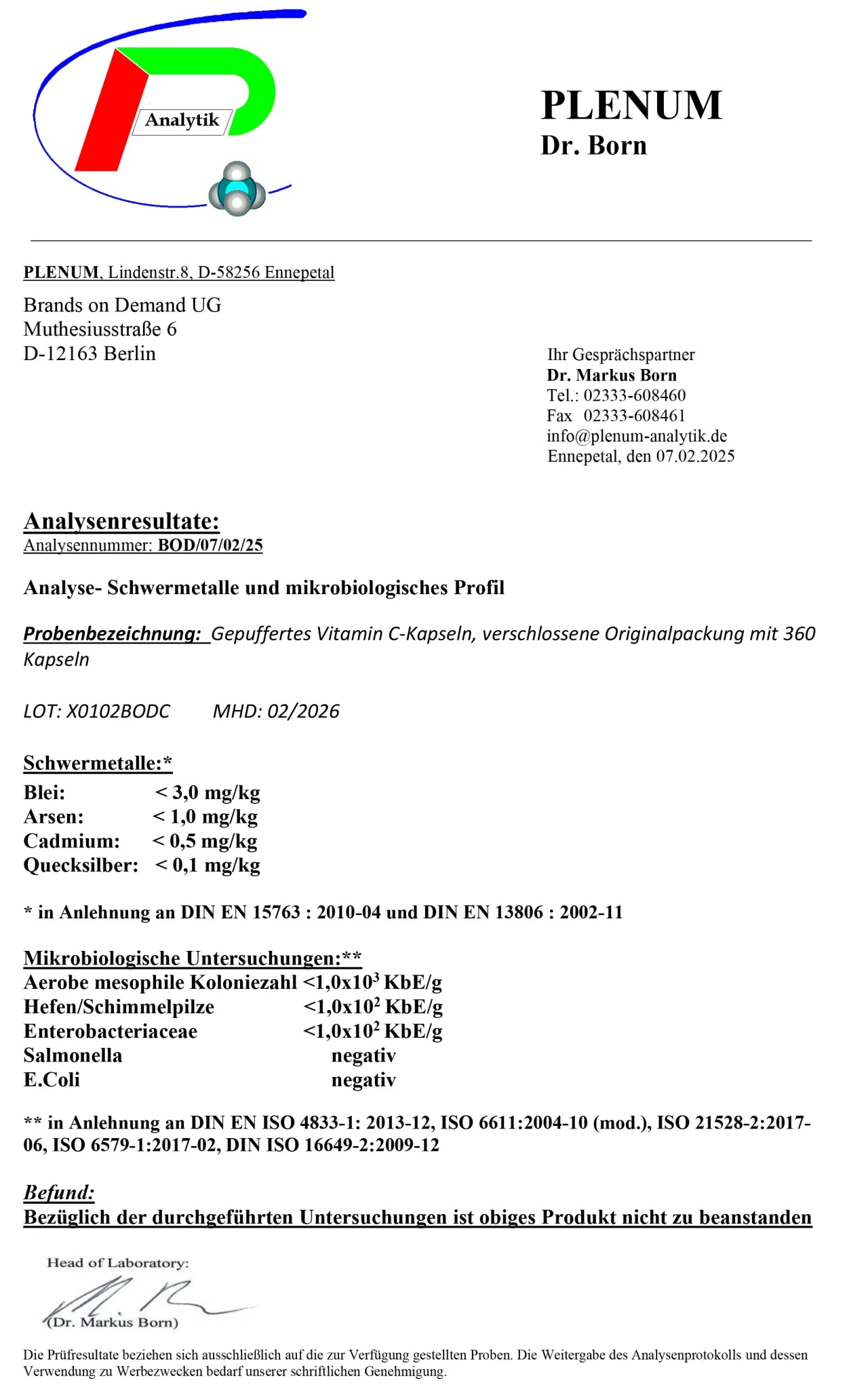 Gepuffertes Vitamin C Kapseln mit Magnesiumascorbat – The Force