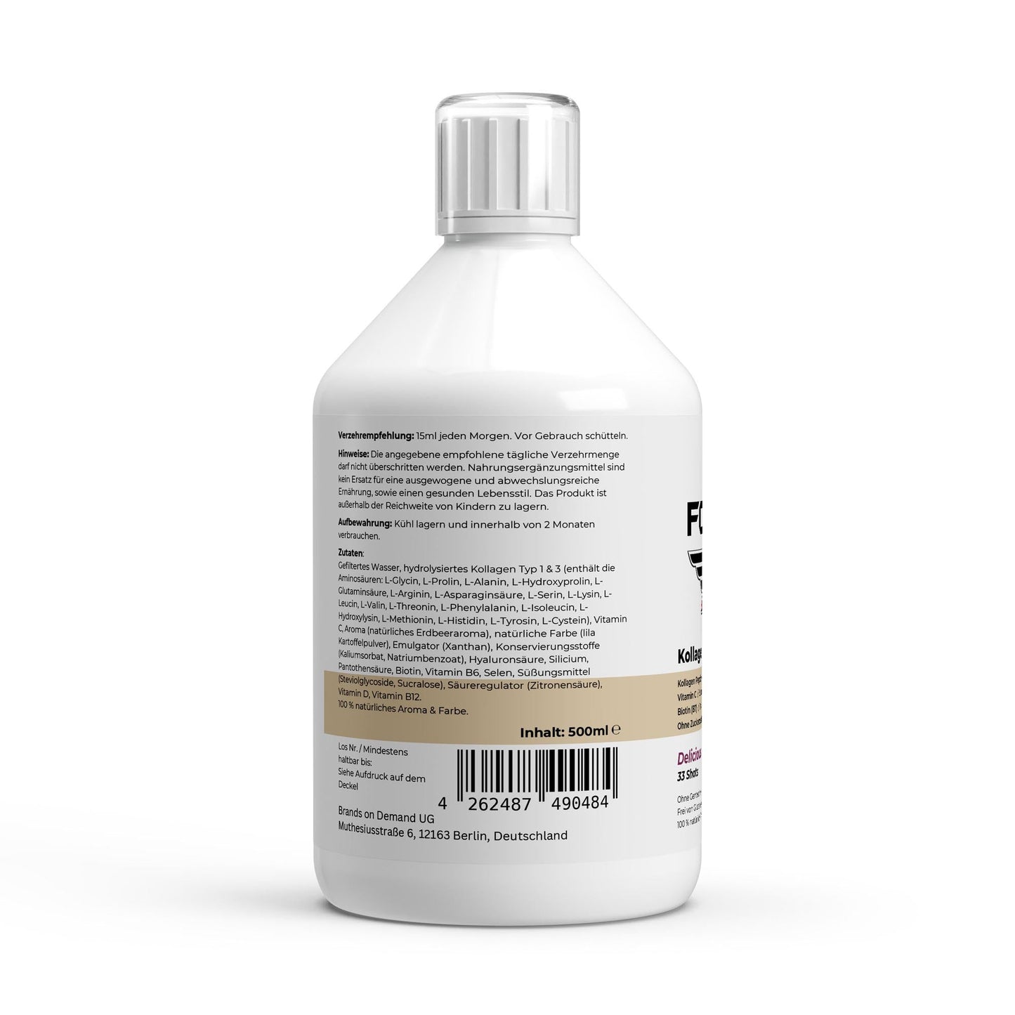 Kollagen Vital PLUS+ Shots - Wild Berry - 500ml - THE FORCE SPORT