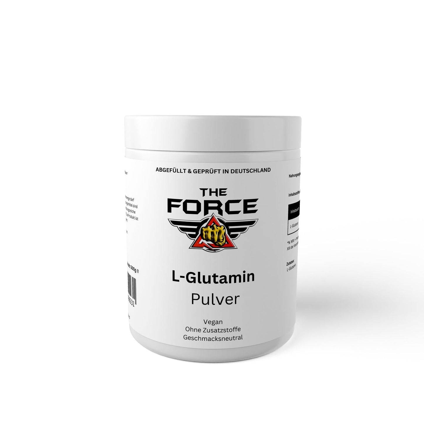 L - Glutamine Powder - 500g - THE FORCE SPORT