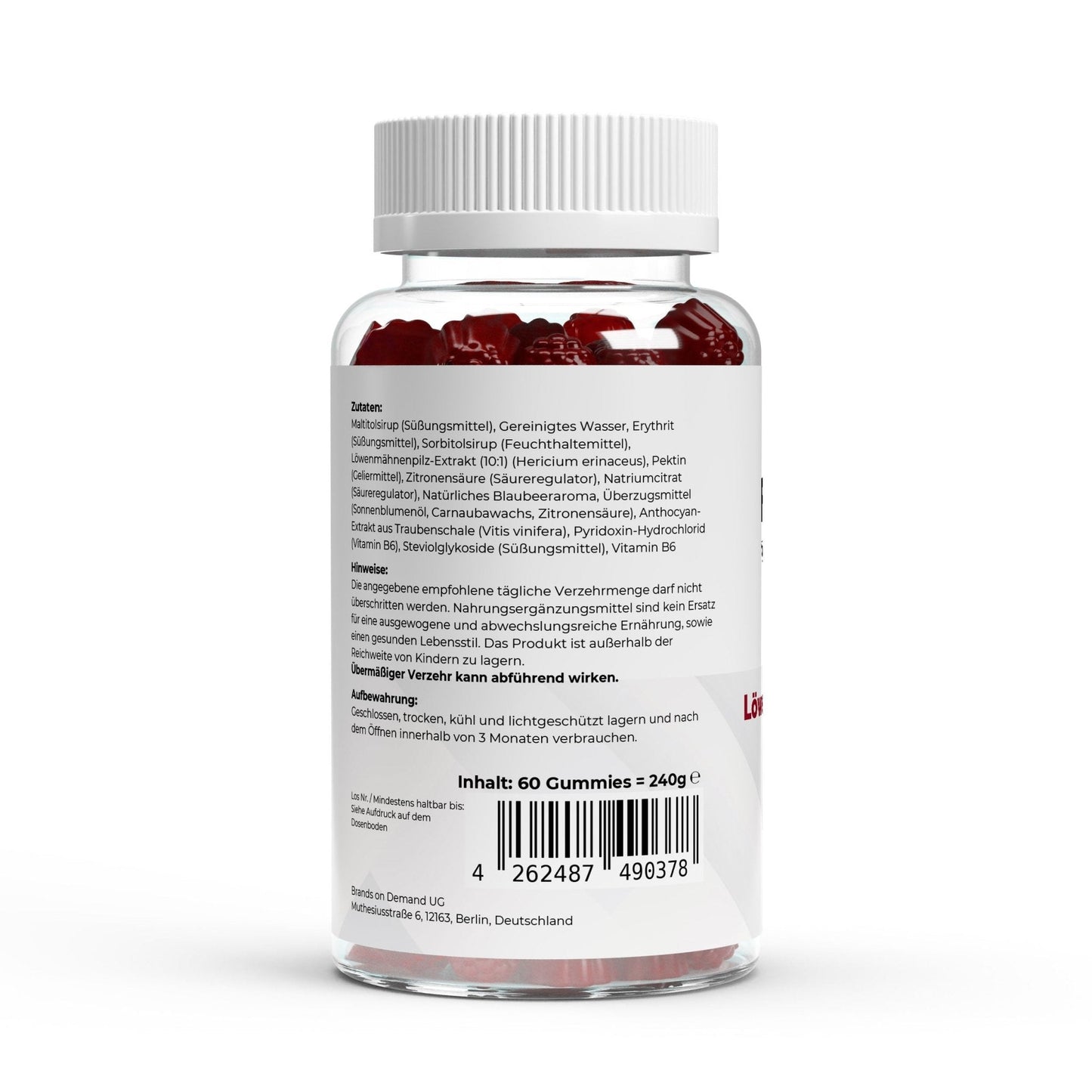 Lion's Mane Gummies - THE FORCE SPORT