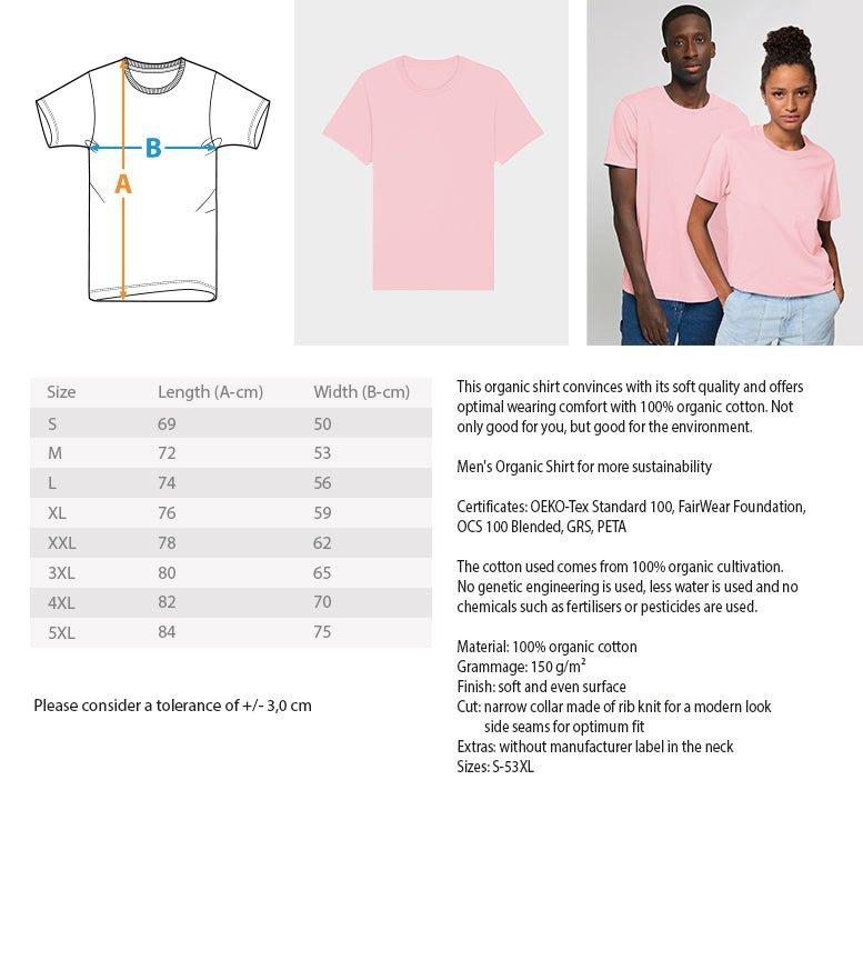 One more - Men Organic Shirt - THE FORCE SPORT
