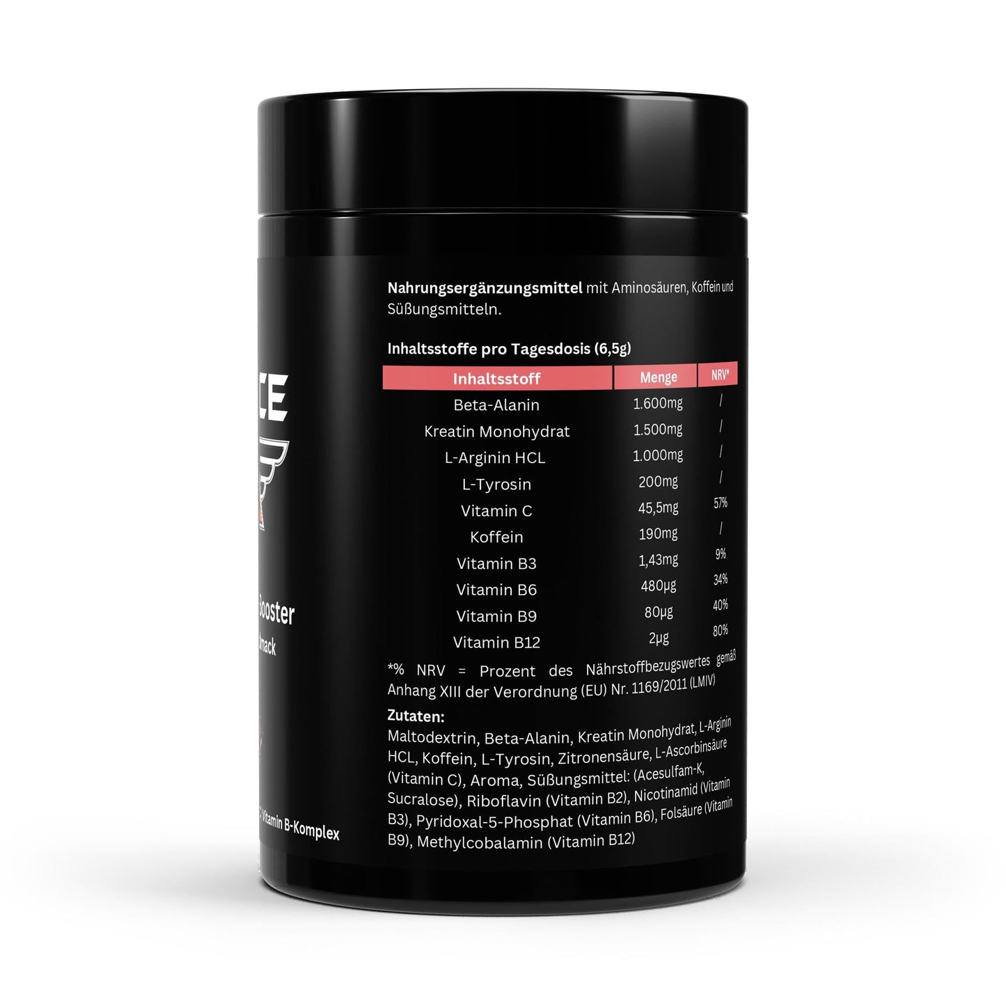 Pre - Workout Booster - Flavor: Raspberry - THE FORCE SPORT