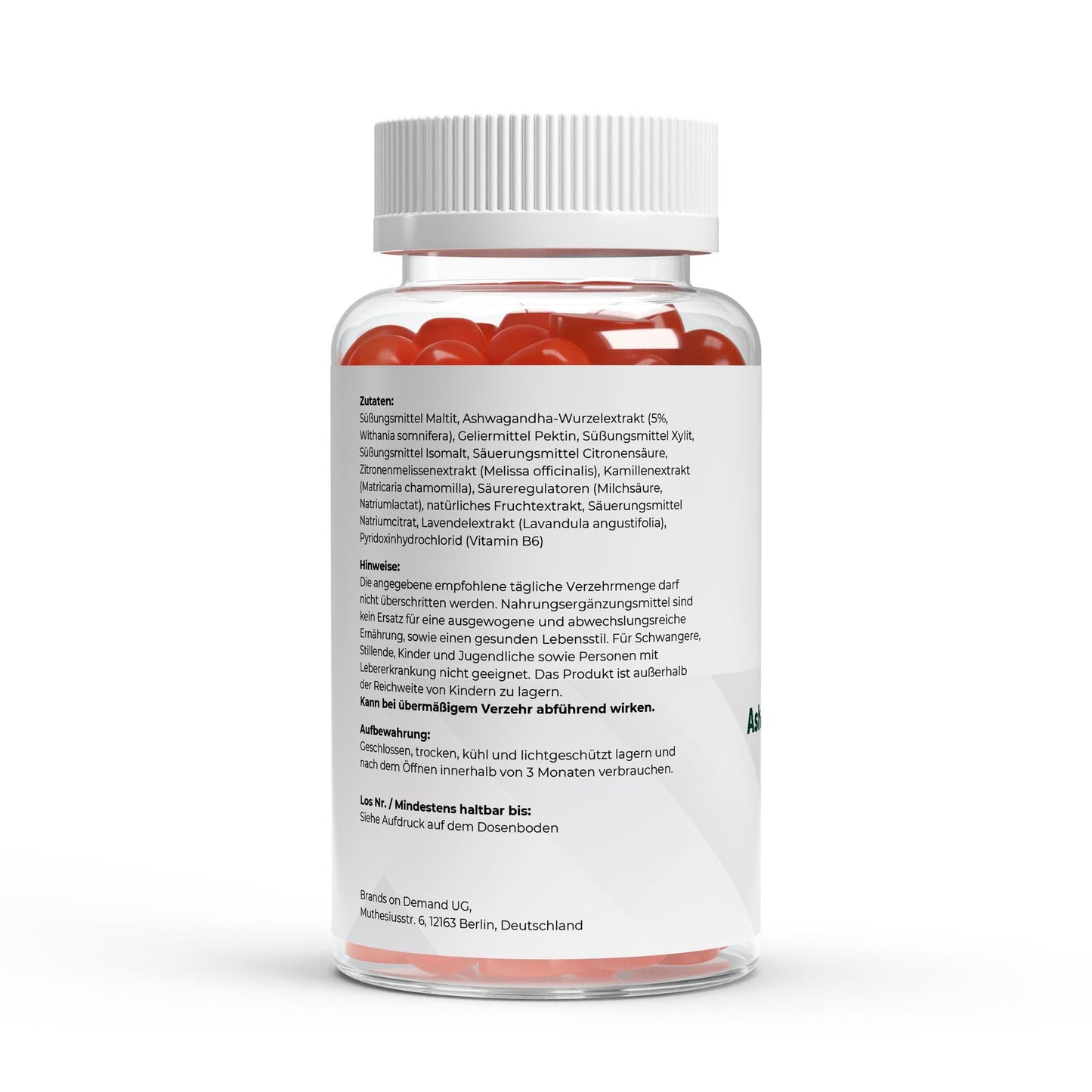 Premium Ashwagandha Gummies 300 + Vitamin B6 - 60 pcs - THE FORCE SPORT