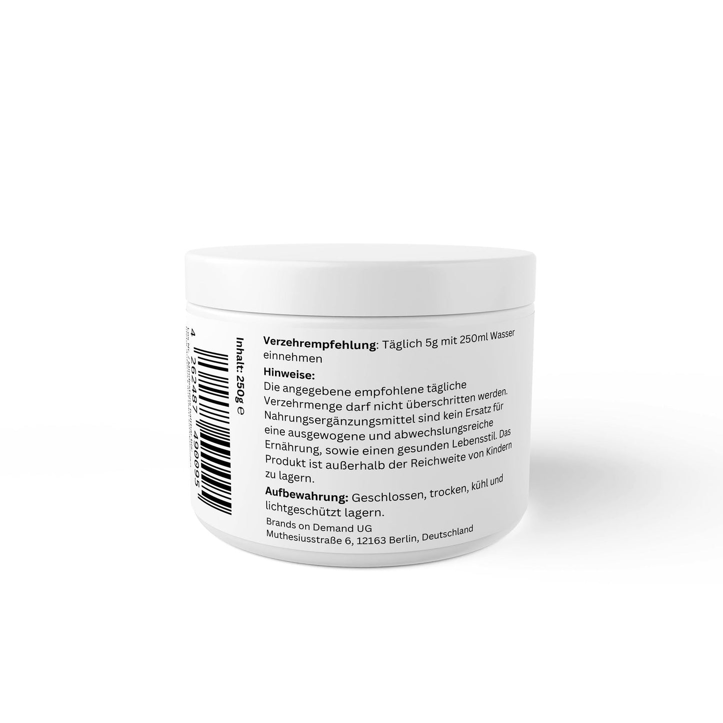 Taurine Powder - 250g - THE FORCE SPORT