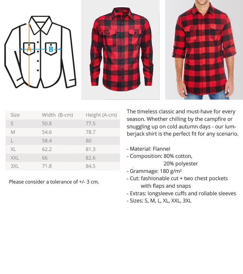 UNISEX FLANNEL - with Embroidery - THE FORCE SPORT