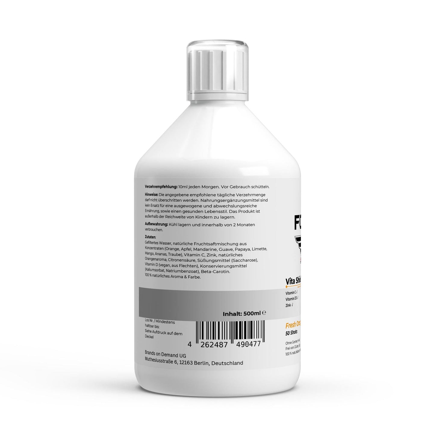 Vita Shield PLUS+ Shots - Fresh Orange - 500ml - THE FORCE SPORT