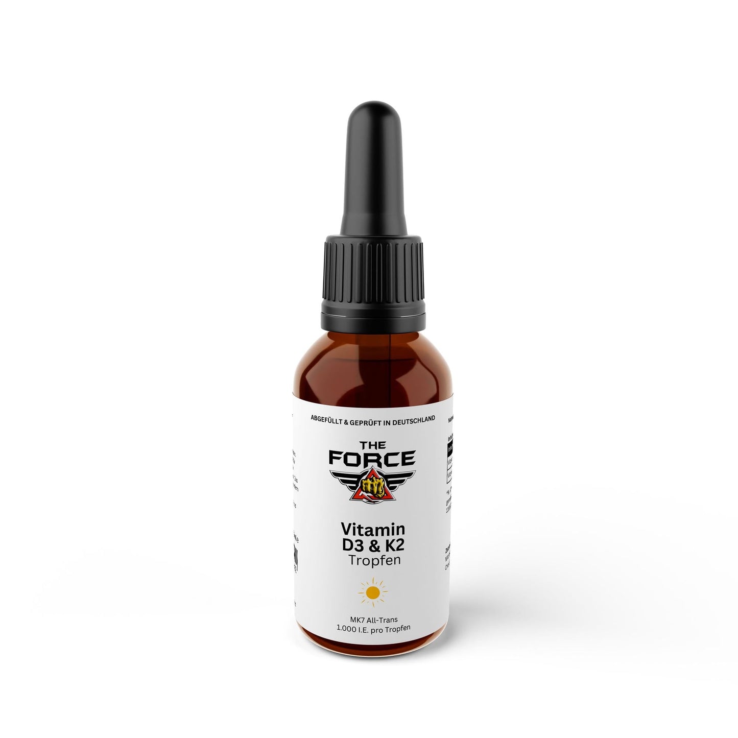 Vitamin D3 + K2 - 1.700 Tropfen (1.000 I.E.) - THE FORCE SPORT