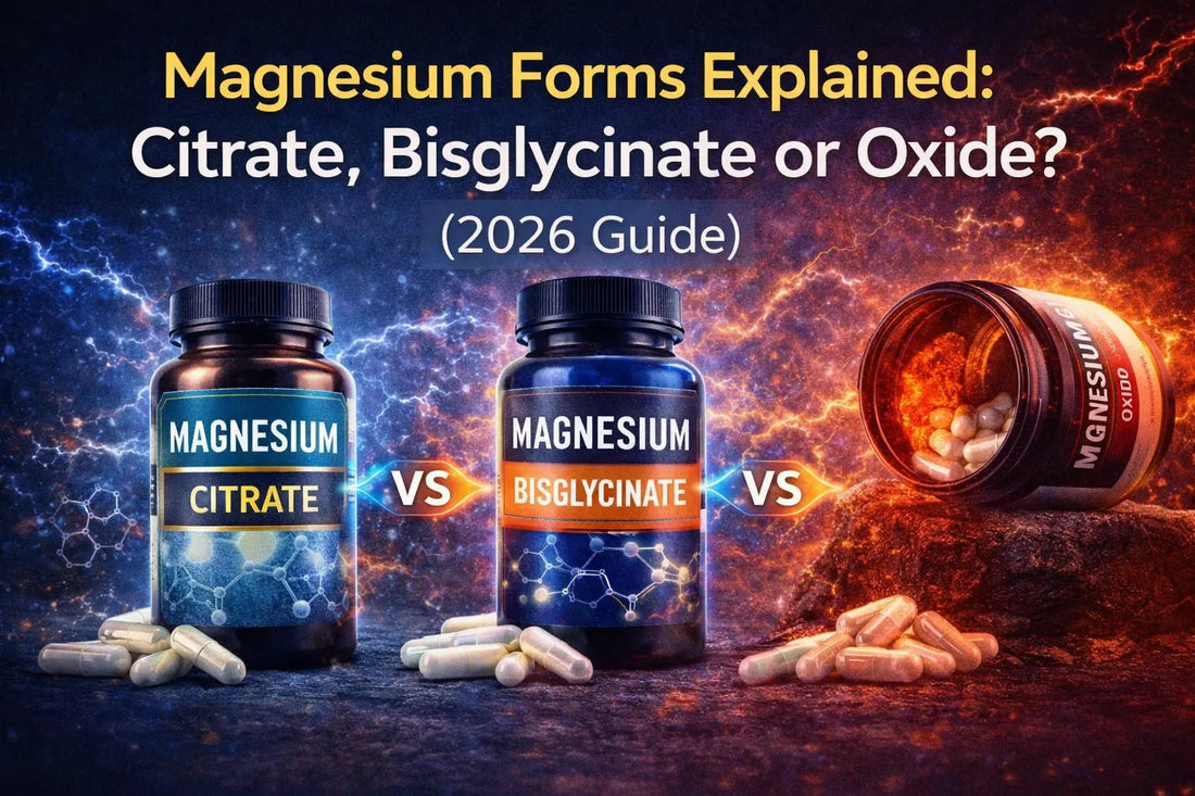 Magnesium Forms Explained: Citrate, Bisglycinate or Oxide? (2026 Guide)