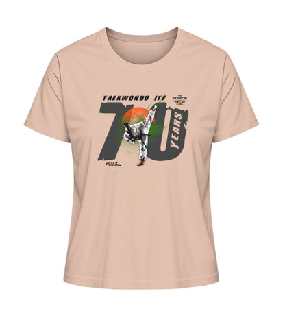 70 TKD - Ladies Premium Organic Shirt - THE FORCE SPORT