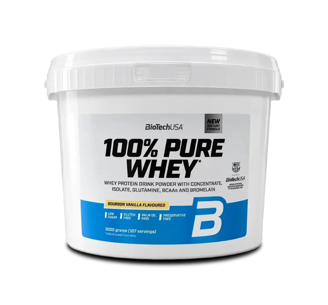 BioTechUSA 100% Pure Whey 3000 g Bourbon Vanilla Chocolate