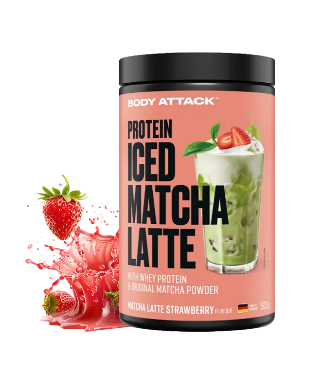 Body Attack Protein Iced Matcha Latte 500 g Whey Protein Matcha