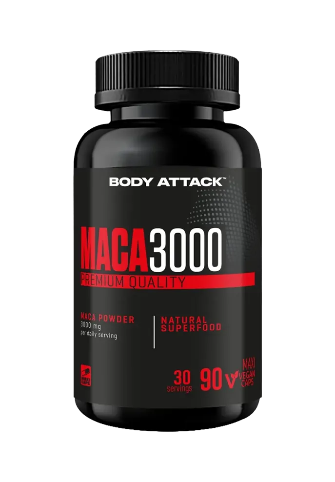 Body Attack Maca 3000 90 Kapseln 3000 mg Maca