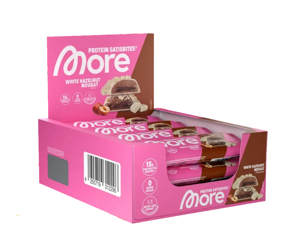 More Nutrition More Protein Satisbites 12 x 2 x 25 g Protein Snackriegel