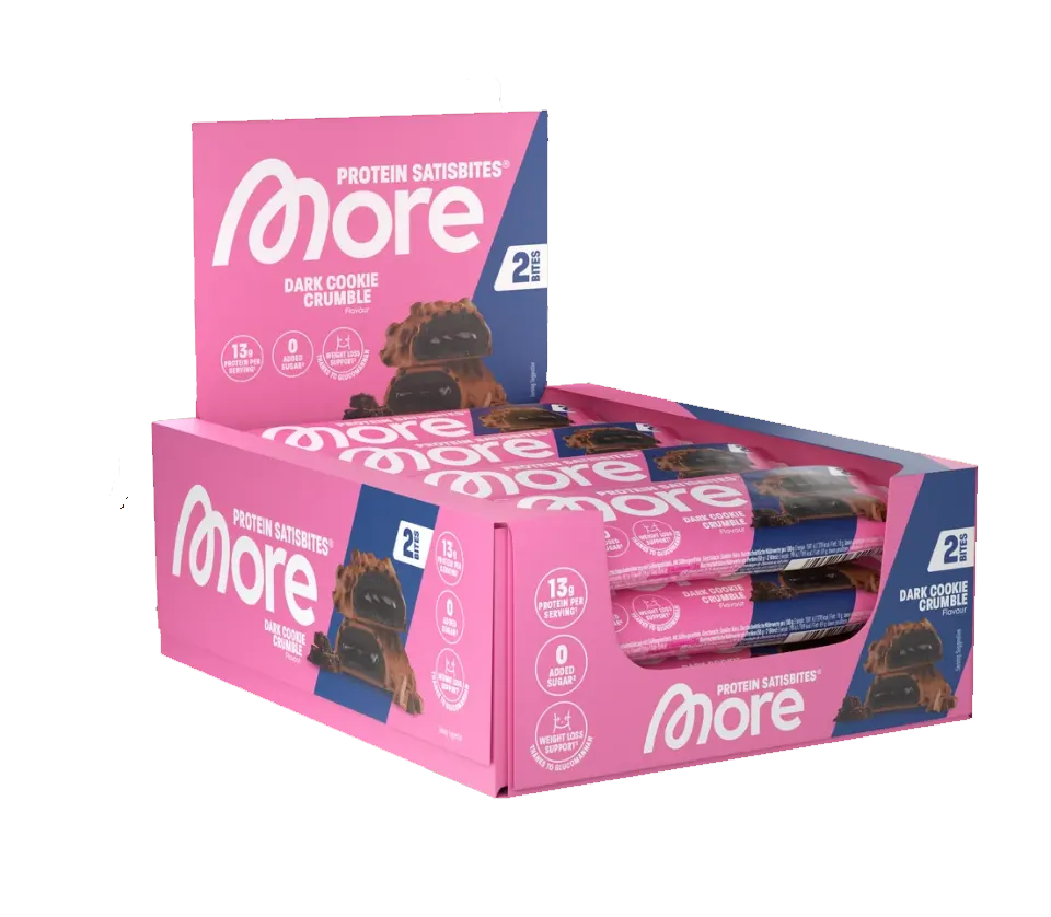 More Nutrition More Protein Satisbites 12 x 2 x 25 g Protein Snackriegel