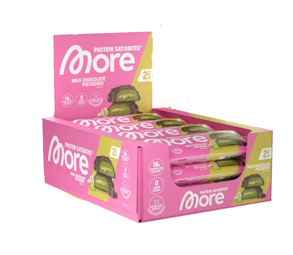 More Nutrition More Protein Satisbites 12 x 2 x 25 g Protein Snackriegel