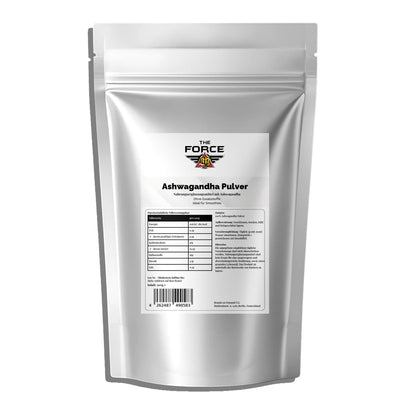 Ashwagandha Powder - 500g Doypack - THE FORCE SPORT