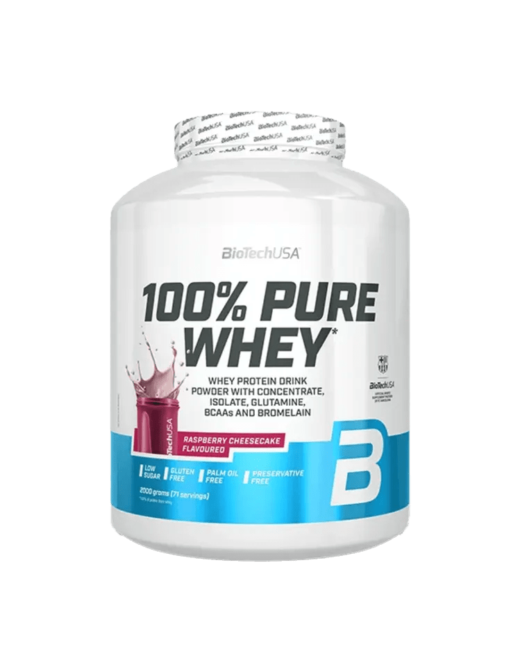BioTechUSA 100% Pure Whey 2000 g Whey Protein 16 Sorten