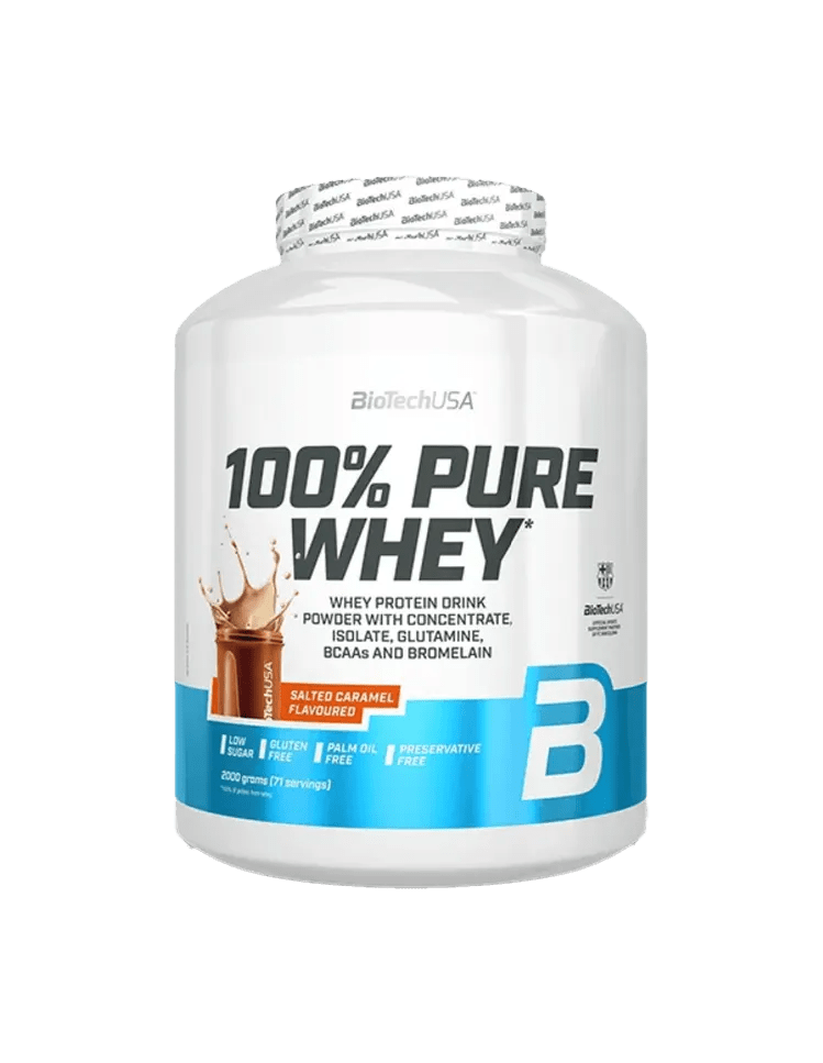 BioTechUSA 100% Pure Whey 2000 g Whey Protein 16 Sorten
