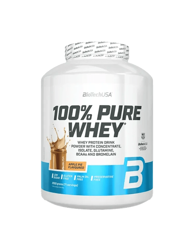 BioTechUSA 100% Pure Whey 2000 g Whey Protein 16 Sorten