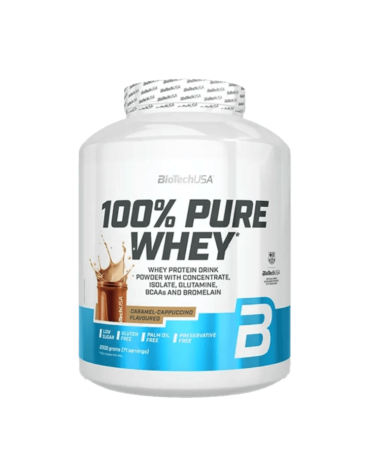 BioTechUSA 100% Pure Whey 2000 g Whey Protein 16 Sorten