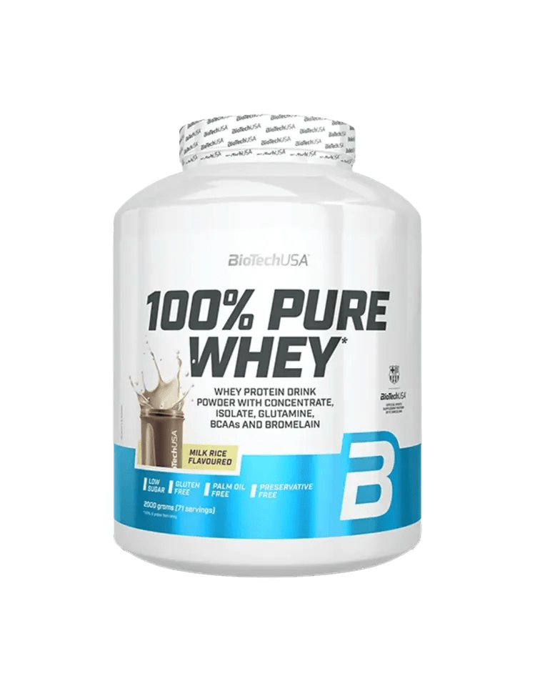 BioTechUSA 100% Pure Whey 2000 g Whey Protein 16 Sorten