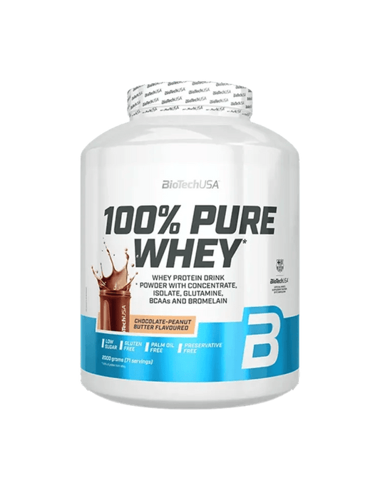 BioTechUSA 100% Pure Whey 2000 g Whey Protein 16 Sorten