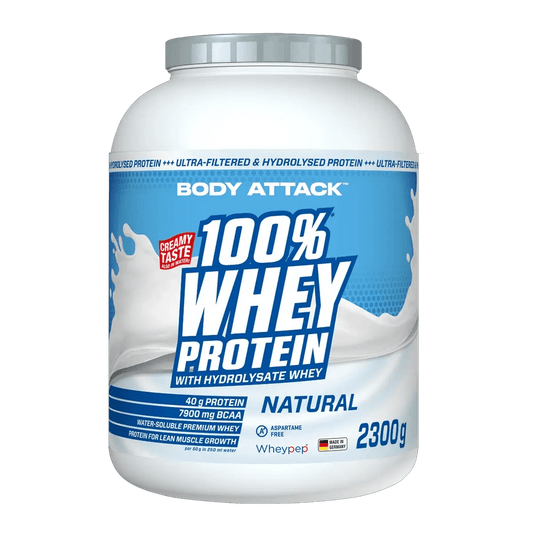Body Attack 100% Whey Protein - 2300g - THE FORCE SPORT