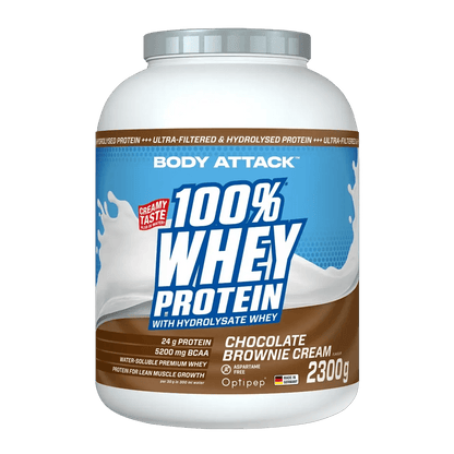 Body Attack 100% Whey Protein - 2300g - THE FORCE SPORT