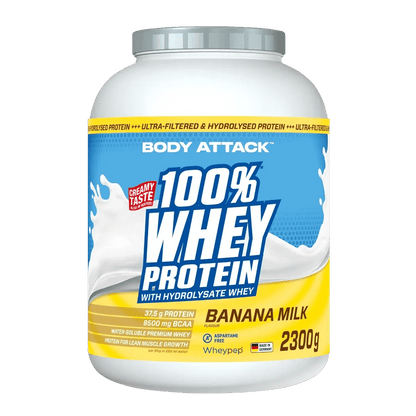Body Attack 100% Whey Protein - 2300g - THE FORCE SPORT