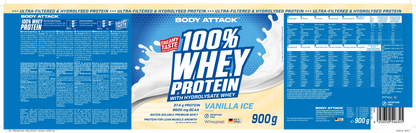 Body Attack 100% Whey Protein - 2300g – hochwertige / premium / висококачествена Body Attack 100% Whey Protein von / by / от THE FORCE SPORT | THE FORCE SPORT