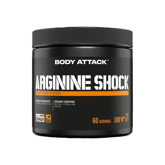 Body Attack Arginine Shock 180 Caps - THE FORCE SPORT